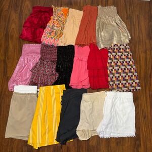 Boutique Women's Skirts Shorts and Skorts Bundle Resellers Lot Resellers Bundle
